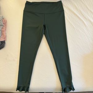 Anita Green Leggings with Ruffle